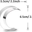 5 x Crescent New Moon Cookie Cutter