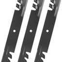 106-0626 Mower Blades Fit 52 Inch Toro TimeCutter, 27-0990 Toothed Mulching Blade Compatible with Toro Z Master Groundsmaster, Replace for 108-1127, 56-2390, 92-7961, 44-5480, 3 Pack