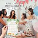 Your Main Event Prints Jungle Baby Shower Games - 25 Each - Bingo, Find The Guest, The Price is Right, Who Knows Mommy Best - Jungle Animals Theme - Printed Front and Back, 1 Game Per Side