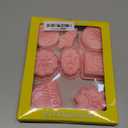 Honeydak 16 Pieces Ramadan Cookie Cutters Eid Mubarak Cookie Mold with Plunger Stamps Moon and Star 3D Stamper Islamic Muslim Mini Ramadan Plastic DIY Tools for Baking Fondant Supplies