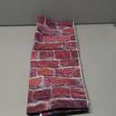 Brick Wall Party Backdrop, Wall Decoration, Curtains Door, Old Red Brick Wall Party Backdrop, Holiday Party Supplies Christmas Halloween Decoration 78.7"x 49.2" Inch