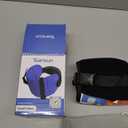 Travel Pillows for Airplanes, Airplane Pillow for Long Flight, Airplane Head Strap with Eye Mask for Sleep, Travel Neck Pillow for Car Road Trip, 360 Support Headrest, Stop Bobblehead, Black