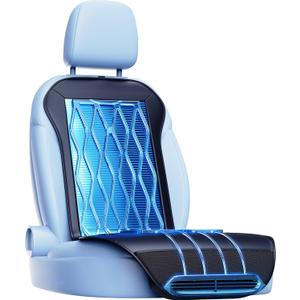 Cooling Car Seat Cover Front Seat,12V-24V Semiconductor Ventilated Car Seat Cooling Pad with 3 Temp Modes,Seat Coolers Universal Fit for SUV/Truck (Cool Black)