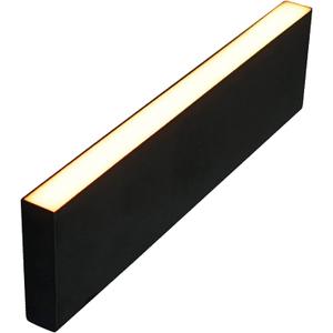 LUMENGY Paver Light Slim 0.5x6 Inch Glare-Free Steel Brick Lighting for Pavers, Walls, Driveway & Pathway Borders 2700K Warm White, Waterproof, Drive-Over Rated - 12V AC/DC