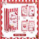 Shes Ready to Pop Baby Shower Decorations, Retro Soda Theme Party Decor include 24 Party Bags for Gender Reveal Pregnancy Announcement Newborn Party Supplies