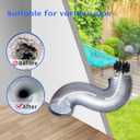 HOKLNUSE Dryer Vent Cleaner Kit Chimney Sweep Cleaning Tools Pellet Stove Cleaner Kit Air Dryer Duct Fireplace Brushes for Easy Lint Cleaning with 4" and 6" Brush Heads (Heavy Duty, 30Feet)