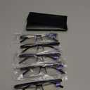 Gaoye 6 pack 2.75 Executive Style Reading Glasses Men - Durable Readers with Blue Light Filtering- Comfortable Fit with TR90 Frames (Black, 2.75 x)