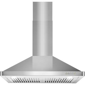 COSMO COS-63175 30 in. Vista Collection 380 CFM Ducted Wall Mount Range Hood, Button Controls, LED Lights, Stainless Steel