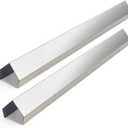(Pack of 2) Sunrise Kitchen Supply Stainless Steel Deep Fryer Joining Strip/Connector (23 3/8"L x 2 3/8"W x 2 1/4"H)