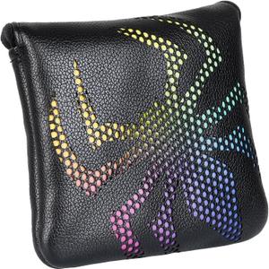 Golf Putter Cover Magnetic Heel Shaft Headcover, Large Mallet Putter Headcover for Taylormade Spider GTX EX GT etc