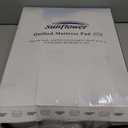 Sunflower Cooling Quilted Twin Mattress Protector, Mattress Pad Twin Chill Soft, College Dorm Mattress Cover, 18-22" Extra Deep Pocket Thin Version, Machine Washable Durable