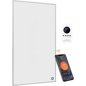 Space Heater for Indoor Use 1000W, Infrared Heating Panel, 100% Flame Retardant Material, Rapid and Safe Heating, Wall-mounted, APP Control, 7X24 Timer- -  (1000W-WIFI+RCD)