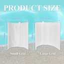 24 sq .ft.DE Grid Swmming Pool Filter Set- Compatible with Filbur FC-9520, Pleatco PFS1224, Unicel FS-2002,Replacement for Hayward grids