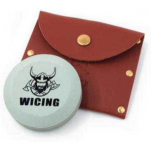 Axe Sharpener 400/1000 Grit, Sharpening Stone with Leather Sheath