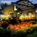 Anordsem Solar Lights Outdoor Waterproof: Garden Light Solar Powered for Yard Outside - Sparkler Fireworks Twinkle Lighting Path Decor 8 Pack - LED Starburst Gardening Gifts for Women Mom Wife