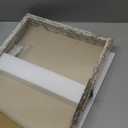 GraduatePro Shadow Box Frame 13X16 Display Case with Linen Back, Real Glass Window Door with Hinge, Picture Frame Wedding Bouquet Memorabilia Medals Photos Memory Box for Keepsakes Rustic White