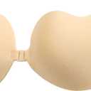 Sticky Bra Backless Backless Strapless Bra Push Up for Nipple Cover Suitable for Daily, Party, Weddings Dress wear C
