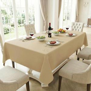 HX&OD Rectangular Tablecloth Cationic Fabric Waterproof Stain Resistant Wrinkle-Resistant for Home/Decoration/Party/Buffet/Wedding/Dining Room/Camping