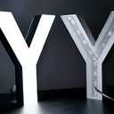 OJQ Light Up Letters LED Letter  Marquee Letters Room Decor Alphabet Letter Music Sync Color Change Colorful  Christmas Birthday Gifts for Girl  Teen Girls Gifts Party Home Wall Decor