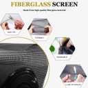 36" x 100' Fiberglass Window Screen Mesh Replacement Roll, Heavy Duty Screen Door Mesh, Easy-to-Cut Insect Screen Mesh for Windows, Porch, Patio, Pool & Outdoor Enclosures