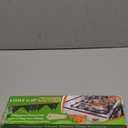 Stainless Steel Stove Gap Covers,Stove Gap Filler, Range Trim Kit, Stove Gap Guards, Heat Resistant and Easy to Clean, Easy retractable Length 13.8" to 27.5", Width 0.79",Silver(2PCS)