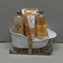 Gift Baskets for Women, Body & Earth Gift Set with Jasmine & Honey Scent Includes Bubble Bath, Hand Cream, Holiday Gift Baskets, Bath and Body Gift Sets for Women, Happy New Year Gifts