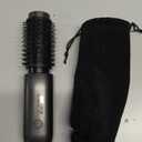 CARESKY® Cordless Curling Iron Brush, 1.5 Inch Mini Travel Hair Curler with 200 Million Negative Ions, Portable Heated Round Straightener Brush Rechargeable for Curl, Touch-Up, De-Frizz, Styling