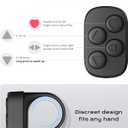 Stouchi Bluetooth 5.4 Scrolling Ring for TikTok, Rock-solid Connection, 100Hrs Battery, Comfort Wear Fingertip Wireless Bluetooth Remote Control, Compatible with iPhone, iPad and Android Phones/Tablet