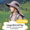 Kids Sun Hat UPF50+ Sun Protection Boys Bucket Hat Summer Girls Beach Hats with Neck Flap Adjustable Fishing Safari Hat (1pack-lightgrey)