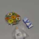 Glooglitter Pressed Flower Night Light Plug in - Handmade Dried Floral Wall Night Light, Soft Glow Decorative Nightlight for Hallway Bedroom Nursery Bathroom, Vintage Botanical Home Decor(Orange)