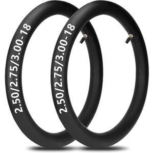 HIAORS 2.50-18 2.75/3.00-18 Inner Tube for Surron Light Bee X Sur Ron LBX Electric Dirt Bike Talaria Pro SS E Ride 3.0, 80/90-18 90/90-18 80/100-18 Tube for CB350 CB360 Motorcycle Off Road Pit Bike