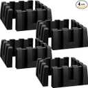 Datanly 4 Pack Car Trunk Organizer Blocks for Back of SUV Multipurpose Car Storage Organizer Blocks Trunk Divider to Wool Carpet for Truck SUV Van Cargo