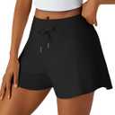 Sweat Shorts for Women - Athletic Workout Runing Dolphin Shorts with Pockets for Gym Lounge Summer XS