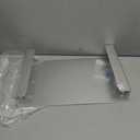 Upgrade Under Desk Shelf with Heat Dissipation - Under Table Shelf for Laptop, Audio, Game Console Device - Work Station, Standing Desk