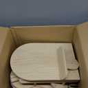 BYBYME 7Pcs Cat Wall Shelves, Solid Wood Indoor Cat Tree, Multi-Levels, Sturdy Wooden Wall Mounted Climbing Frames with Scratching Posts, Kitten Platform and BedNatural Wood