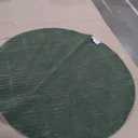 Nuloom Kailani Green, 6' Round, Geometric, Soft and Cozy, High Traffic, Stain Resistant, Easy Clean, Durable Washable Area Rug for Bedroom, Living Room, Dining Space, Den, Foyer, Entryway