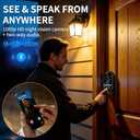 Smart Door Lock for Front Door: WiFi & Camera with 1080p HD Night Vision