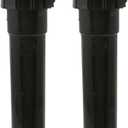 Westbrass 109606-2 1-1/2" x 6" Poly Slip-Joint Bath Drain Waste Assembly Extension Tube, Black (2-Pack)