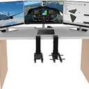 Hikig 2 Set The Desk Mount for The Flight Sim Game Joystick, Throttle and Hotas Systems Compatible with Logitech X56, X52, X52 Pro, Thrustmaster T-Flight Hotas,Thrustmaster T.16000M, Thrustmaster TCA