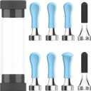 Premium Silicone Ear Cleaning Tips  8-Piece Replacement Set for Bebird Ear Endoscopes | Spiral, Scoop & Brush Attachments with Travel Case