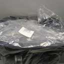 Mind Reader Slim Laundry Hamper with Lid, 60L Clothes Basket, Ventilated Plastic, Black (Single)