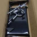 Sutekus Lab Stand Support with Clamp Chemistry Laboratory Stands Support Set Including a Burette Clamp and 2 Flask Ring Clamps, 16" Rod