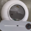 (2025) Self Cleaning Litter Box, Upgraded Robot Automatic Litter Box for Multiple Cats, 65L+9L Extra Large, Features Negative ion Sterilization and Deodorization, APP Control, Health Monitor (White)