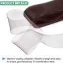 M METERXITY Stiff Horsehair Braid 4 Inch Wide 50 Yards Soft Polyester Horsehair Braid Roll for Wedding Dress/Dance Formal Dress Accessories/Skirt Boning Sewing Shaping [Coffee]