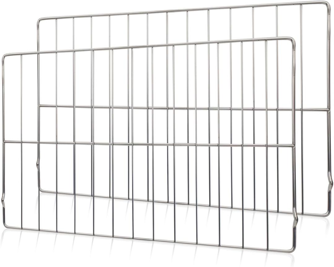 Upgraded 316496201 Oven Rack 24-3/16 x 16 Inches Oven Rack Replace AP4040129, 316496207, 316404501 Compatible with GE Range Oven Stove (2 Pack) (316496201 2PCS)