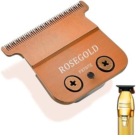 FX707Z Replacement Blades Compatible with BaBylissPRO FX787 & FX726 Trimmers, for Outlining Hair Trimmers (FX787) - rose gold