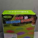 6 PCS Kids Stepping Stones Light Up Frog Balance Stones Outside Toys Ages 3-5 4-8 Plastic Jumping Step Stone Indoor Outdoor Sensory Play Toddler Obstacle Course Coordination Game 3 4 5 6 7 Year Old