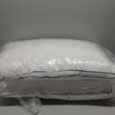 CozyLux Pillows Queen Size Set of 2, Soft and Supportive 3D Down Alternative Bed Pillow for Sleeping 2 Pack White, Luxury Hotel Quality Gusseted Bedding Pillow for Back, Stomach or Side Sleepers 18x28