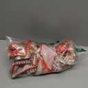 Realspring 12 Pcs Gingerbread Man Christmas Bows Ornaments 6.3 Inch Large Gingerbread Christmas Tree Wreath Bow Ribbons Craft for Xmas Garland Wrapping Holiday Party Decor Supplies