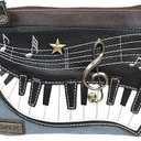 Chala Piano Mini Crossbody Handbag Music Lovers Piano Teachers Convertible Straps